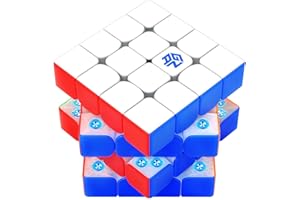 GAN 460 M SP, 4x4 Speed Cube 112 Magnets Speedcube Dual-Layer Structures Lightweight 110g Magnetic Puzzle Fidget Toy for Kids