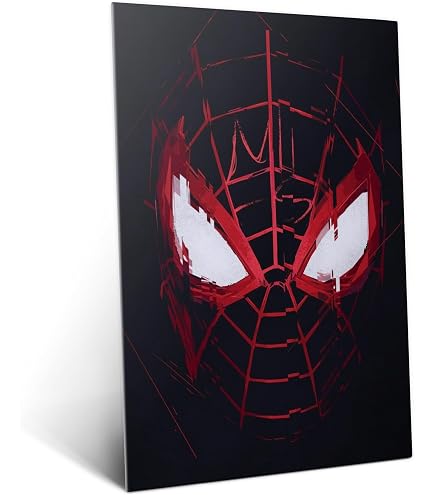 Amazon.com: Displate Metal Poster Marvel Miles Morales: Electric