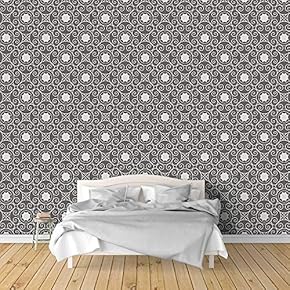 Wall Murals for Bedroom Beautiful Chinese Traditional Pattern Removable Wallpaper Peel and Stick Wall Stickers - 66x96 inches