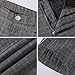 INFLATION Mens Plaid Dress Pants, Wrinkle-Free Stretch Slim Fit Elastic Suit Pants Trousers,Gray Pants Size 32