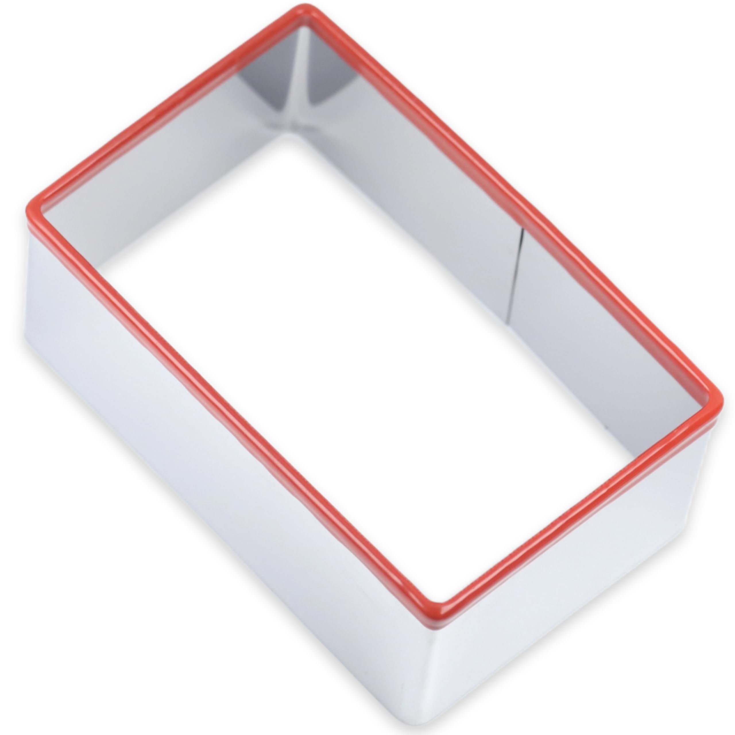 Photo 1 of Large Rectangle Cookie Cutter 5 inch, Food-Grade Stainless Steel, Metal Biscuit Cutter, Sandwich Cutter Shapes for Kids