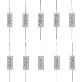 MERICDA 10 Pcs 5W 20K Ohm Cement Resistor, 5% 350V Wirewound Ceramic