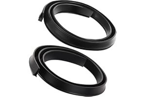 CC LOT Storm Door Sweep Replacement for Larson & Pella Storm Door Expander Sweep, for Vinyl and Metal Door Seal Sweep Rubber Strip (H+V)