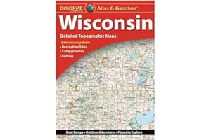 Delorme Atlas & Gazetteer Wisconsin 16e (Wisconsin Atlas and Gazetteer)