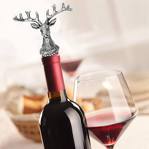 Tapones para botella de vino, 2 unidades, aleación de zinc, tapón ...