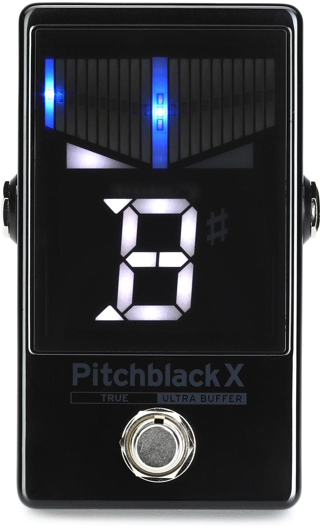 Korg - PB-X Pitchblack X Series - Chromatic Guitar/Bass Pedal Tuner - Black