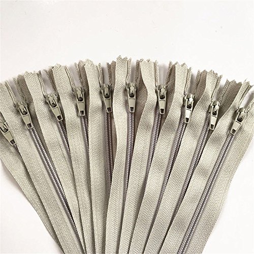 WKXFJJWZC 100 Mix Nylon Coil Zippers Tailor Sewer Craft 12Inch (30CM)Crafter's &FGDQRS 20 color