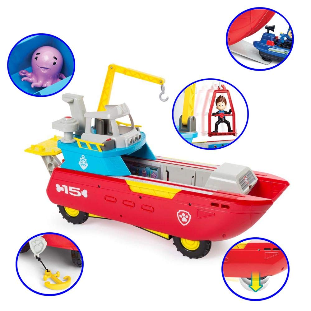 paw patrol sea patroller transforming vehicle
