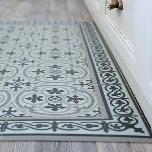 Amazon Com Pvc Vinyl Mat Carpet Tiles Pattern Decorative Linoleum Rug Green 107 Handmade