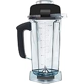 Blender Pitcher 64oz, Compatible with 5200 5000 5300 6300 VM0101 VM0103 VM0197 Classic/Commercial Series, Blender Container Jar Cup,Updated Prevents Rust and Leaks,10 Years Warranty
