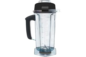 BXMGR Blender Pitcher 64oz, Compatible with 5200 5000 5300 6300 VM0101 VM0103 VM0197 Classic/Commercial Series, Blender Container Jar Cup,Updated Prevents Rust and Leaks,10 Years Warranty