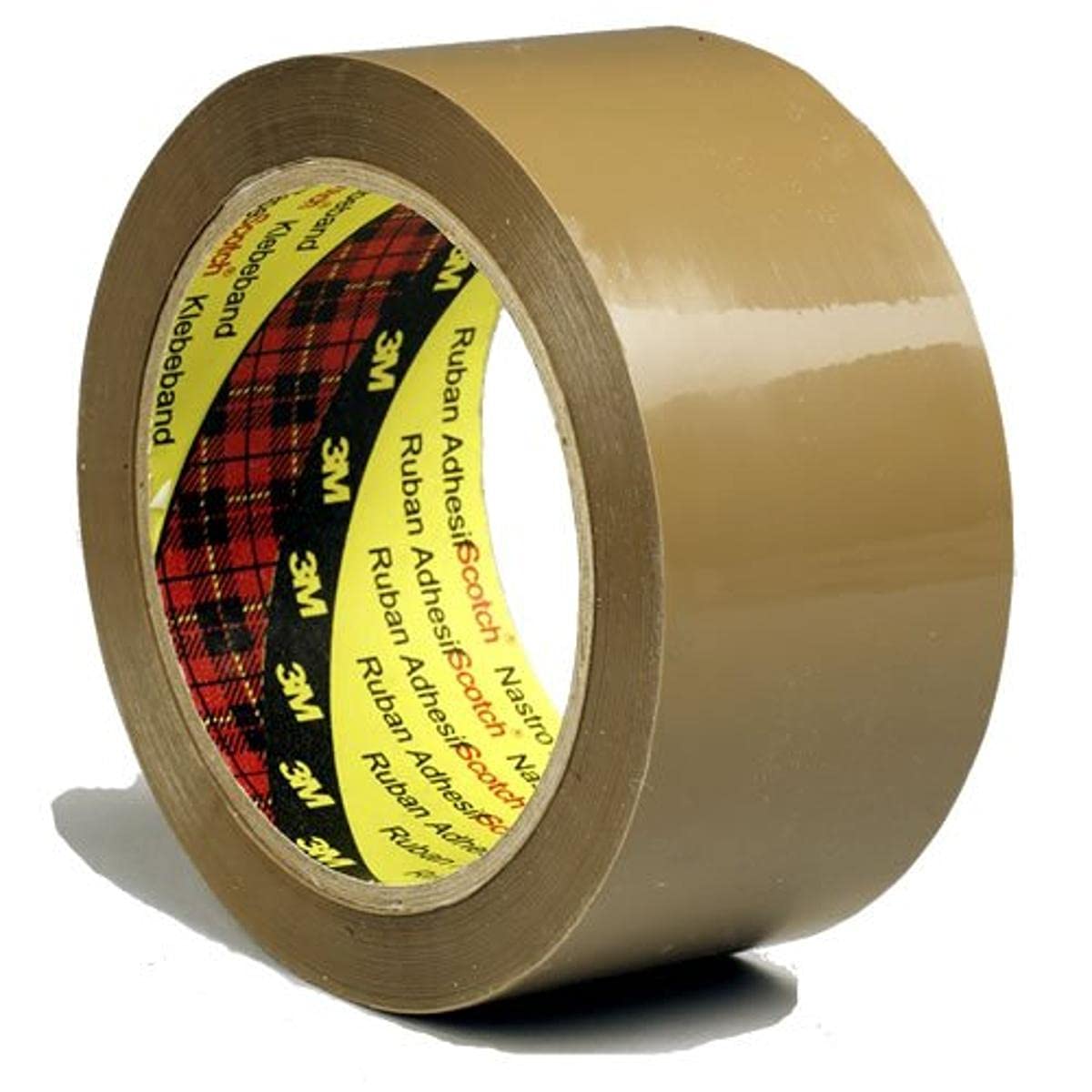 Scotch® Packing Tape Buff Brown Low Noise 48mm x 66m 6Pk