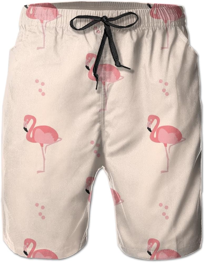 Flamingo Swim Shorts Watersports Swim Trunks