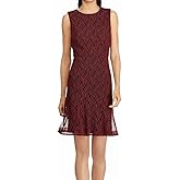 American Living Womens Ellie A-line Dress, Black, 10