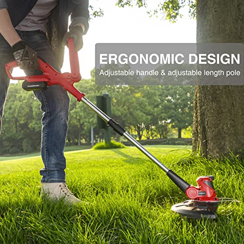 PowerSmart Cordless String Trimmer & Edger PS76110AV210 Inch Weed