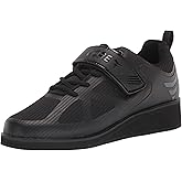 CORE Weightlifting Shoes - Squat Shoes for Powerlifting, Deadlifting, Crosstraining, Olympic Lifting and Gym - Men and Women - Strap and Lace-Up Design with Non-Slip Sole & 0.67" Heel