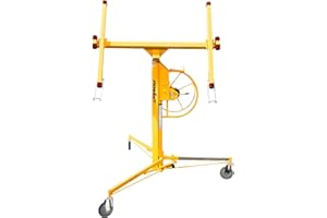 Panellift® Drywall Lift, Professional-Grade Chain Drive Sheetrock Hoist 439, 14’5” 200 lbs, Rolling Panel Lift, Drywall Installation, Rolling Lifter, Sheetrock Lift, Drywall Lifter
