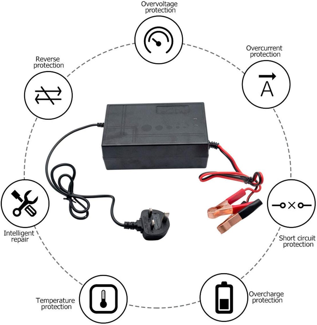 UTP 12V 20A Connect and Forget Leisure Battery Charger | Caravan | Motorhome | Boat