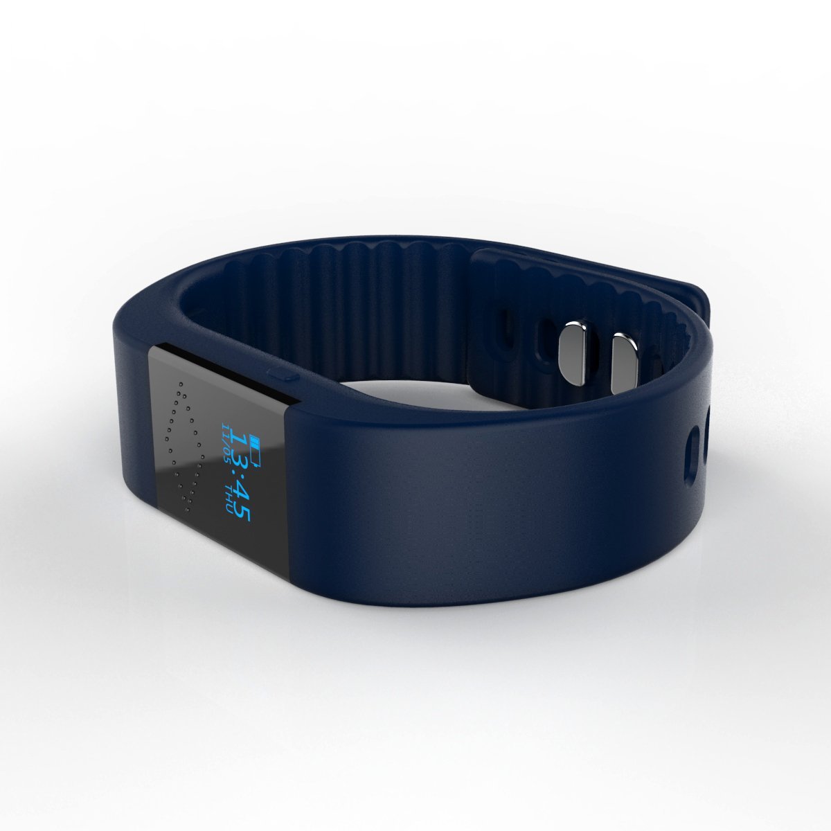 YIDA sed4f WB02 Smart Bracelet, Pedometer Calorie Sleep Monitor, Call Reminder, Remote Camera, Waterproof, Bluetooth, Wristband Fitness Tracker - Dark blue