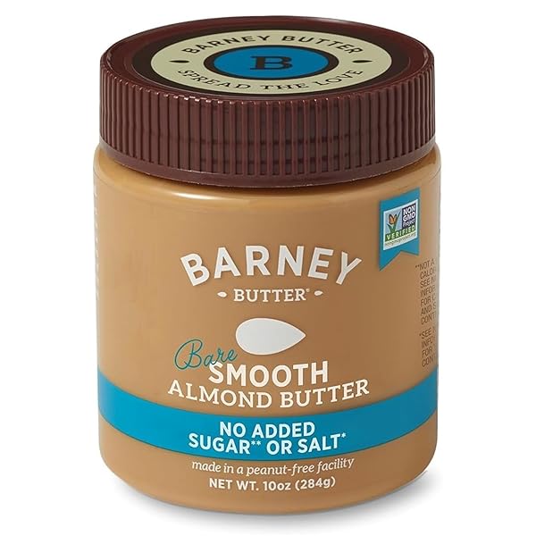 BARNEY BUTTER ALMOND BUTTER, BARE SMOOTH, 10 OUNCE...