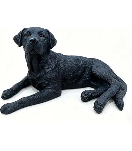 Amazon.com: Labrador Retriever Figurine - Black lab Miniature Dog