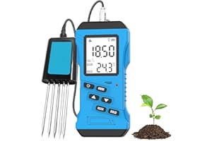 7 in 1 Soil Tester, Npk Tester, EC Meter, PH Moisture Meter, Temperature, Conductivity, High Accuracy Digital Sensitive Soil 