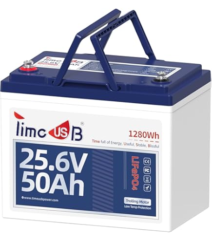 Amazon.com: Compact 24V 100Ah Bluetooth lithium battery