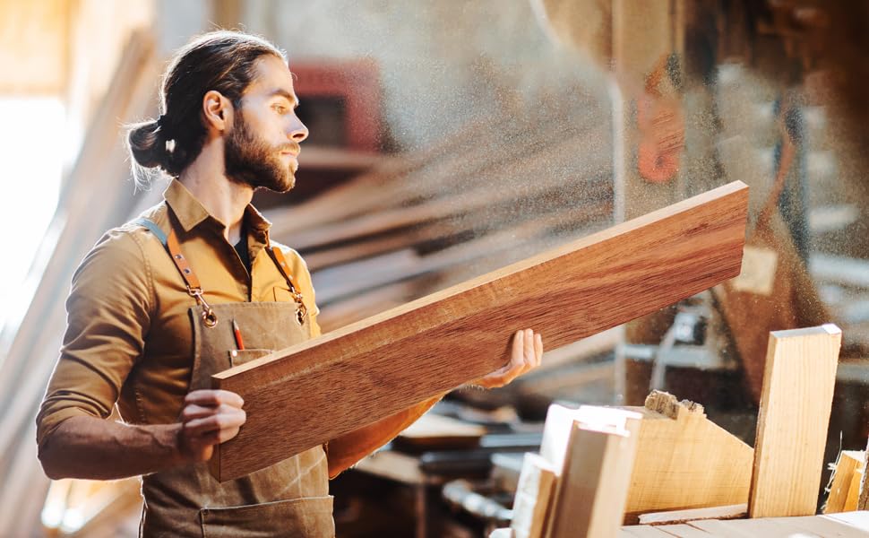 COCOBOSS Premium Acacia Wood Cutting Board for Kitchen Wood Chopping Board - with Juice Slot and Convenient Handles (Medium 15\