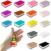 KJMYYXGS Book Shaped Silicone Beads, 16PCS Silicone Focal Beads Silicone Shaped Beads for Pens Silicone Character Beads Loose Rubber Silicone Beads for Keychain Making Necklace Bracelet Lanyard Making