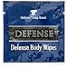 Defense Soap Body Wipes, 12 Individually Packed Wipes (Pack of 2) - 100% Natural Pharmaceutical Grade Tea Tree and Eucalyptus Oil