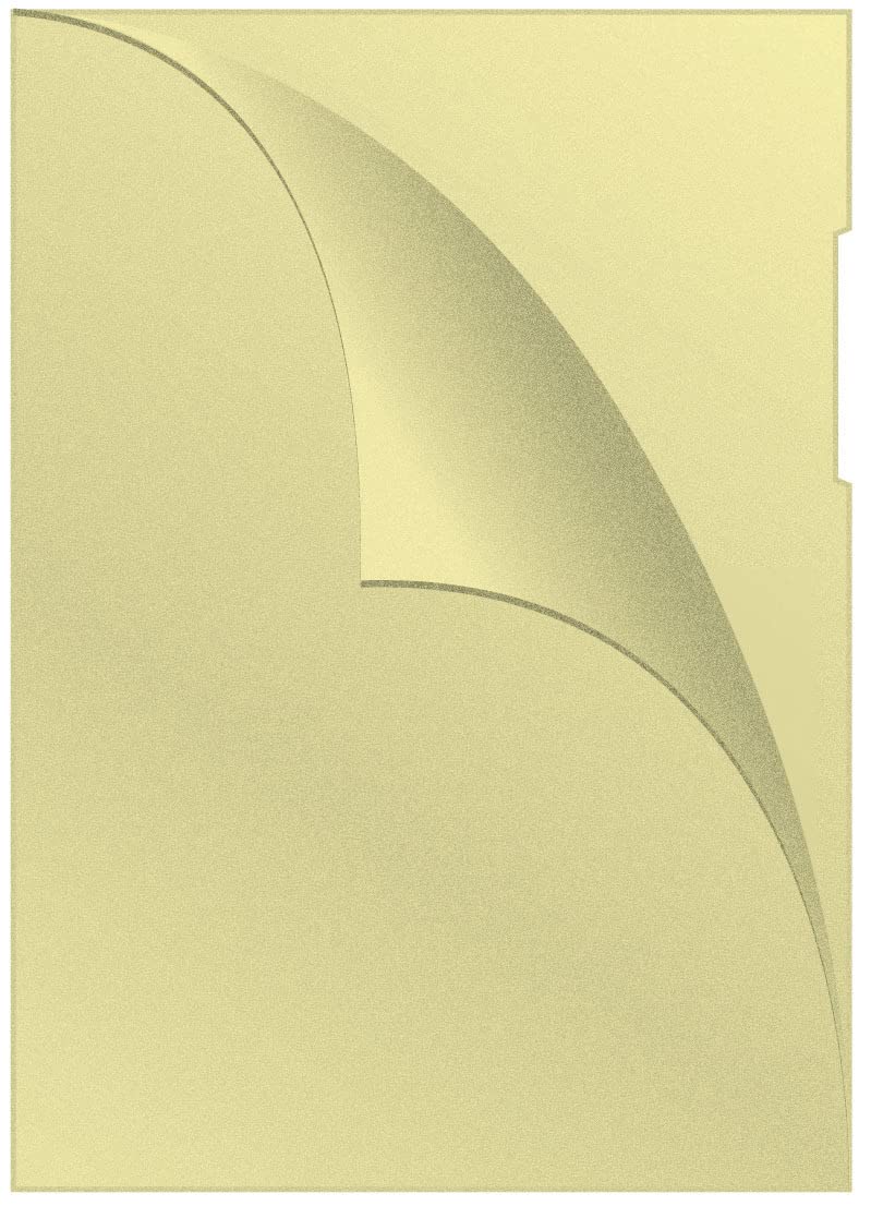 Q-Connect KF00308 Display Sleeve A4 Pack of 100) Yellow