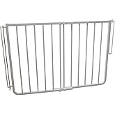 Cardinal Gates SS30 Stairway Special Baby and Pet Gate, 27-42.5 in, White | One-hand latch, two-way swing and angle-mount hardware for babies and pets