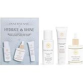INNERSENSE Organic Beauty - Hydrate & Shine Set | I Create Shine, Hydrating Cream Hairbath, Hydrating Cream Conditioner | Non-Toxic, Cruelty-Free, Clean Haircare (3 piece set)
