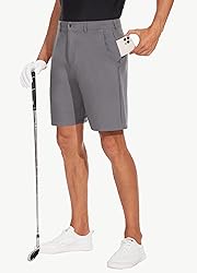 JWM Mens 7" Stretch Golf Shorts - Lightweight