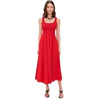 xirena red dress XiRENA Ember Dress Coral in Red