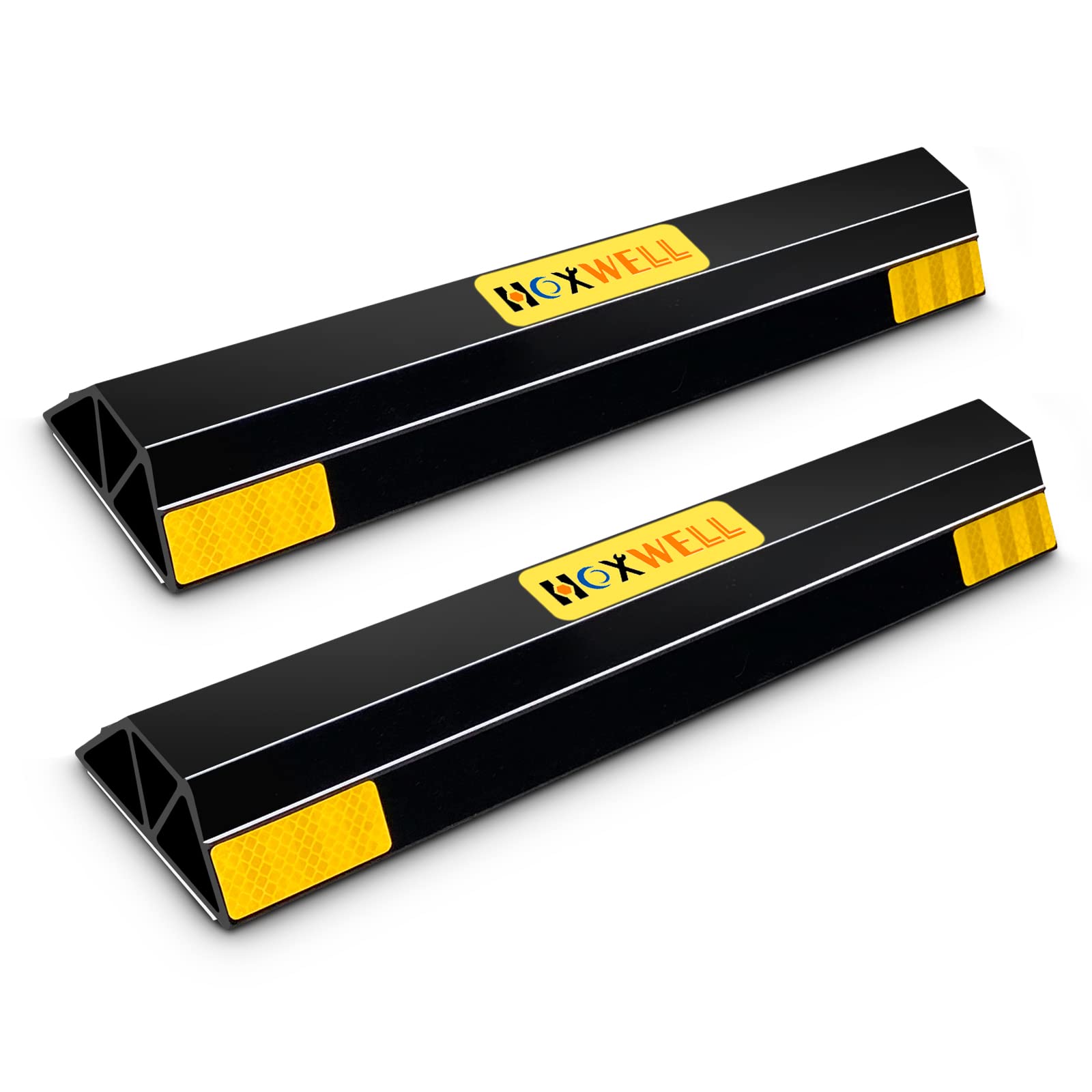 Photo 1 of HOXWELL (New Updated 18" 2 Packs Heavy Duty Parking Stopper for Garage, Parking Gadgets Protects Car, Parking Aid Easy to Install 2 PCS, 18" L x 3.7" W x 1.8" H
