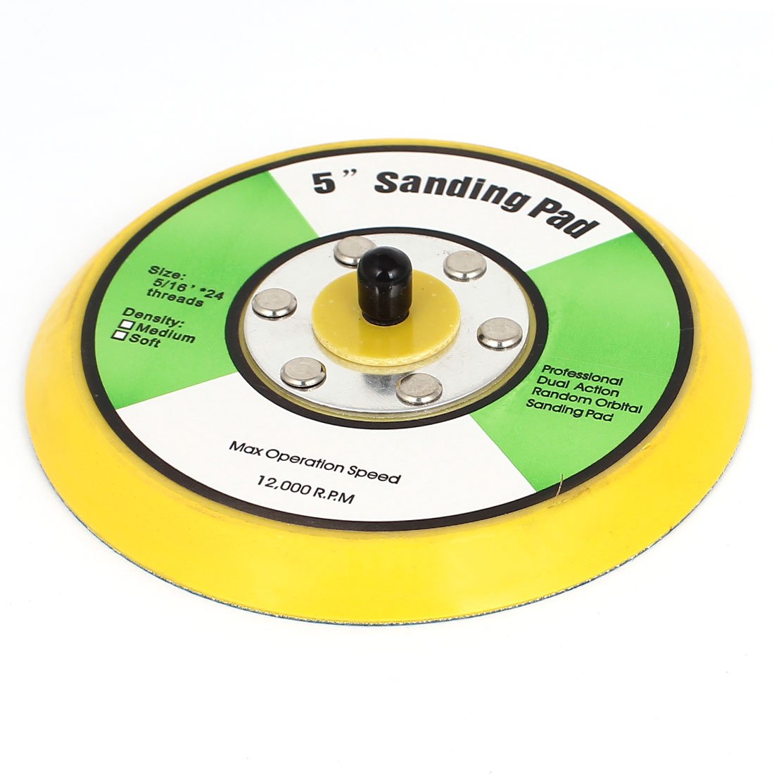 Sourcingmap 125mm Dual Action Orbital Sanding Sand Pad for Sander Grinder