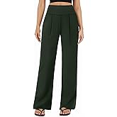 FireSwan Wide Leg Yoga Pants for Women Dress Work Palazzo Pants with Pockets Casual Lounge Trousers