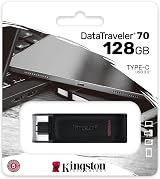 Kingston DataTraveler 70 DT70 128GB USB-C Flash Drive USB 3.2 Gen 1 Black view 6