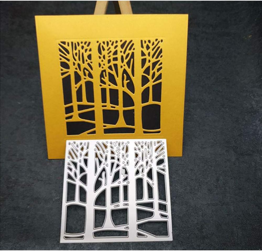 Forest Tree Metal Cutting Die Stencil Template Christmas Birthday Wedding DIY Crafts Scrapbook Album Paper Card Handmake Embossing