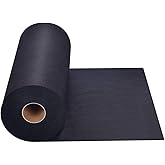 No Show Mesh Machine Embroidery Stabilizer Backing(12" x 50 Yard)- YIFHXY Black 1.8 oz Light Weight Invisible Cut Away Stabilizer for Machine Embroidery and Hand Sewing