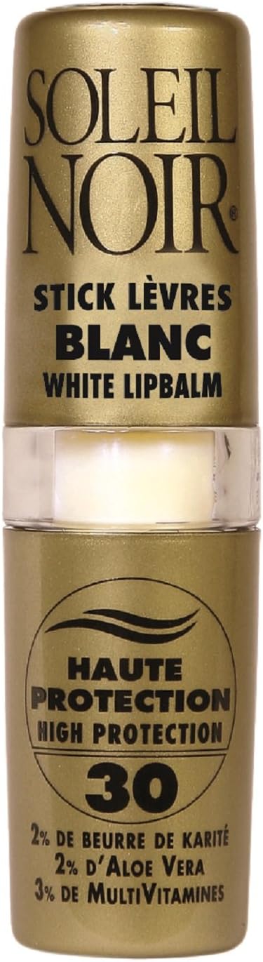 Soleil Noir White Lipbalm SPF 30 4g
