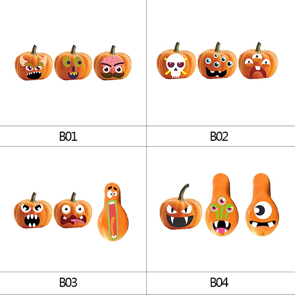 4sheets De Halloween Imanes De Nevera De Resina Calabaza Fantasma ...