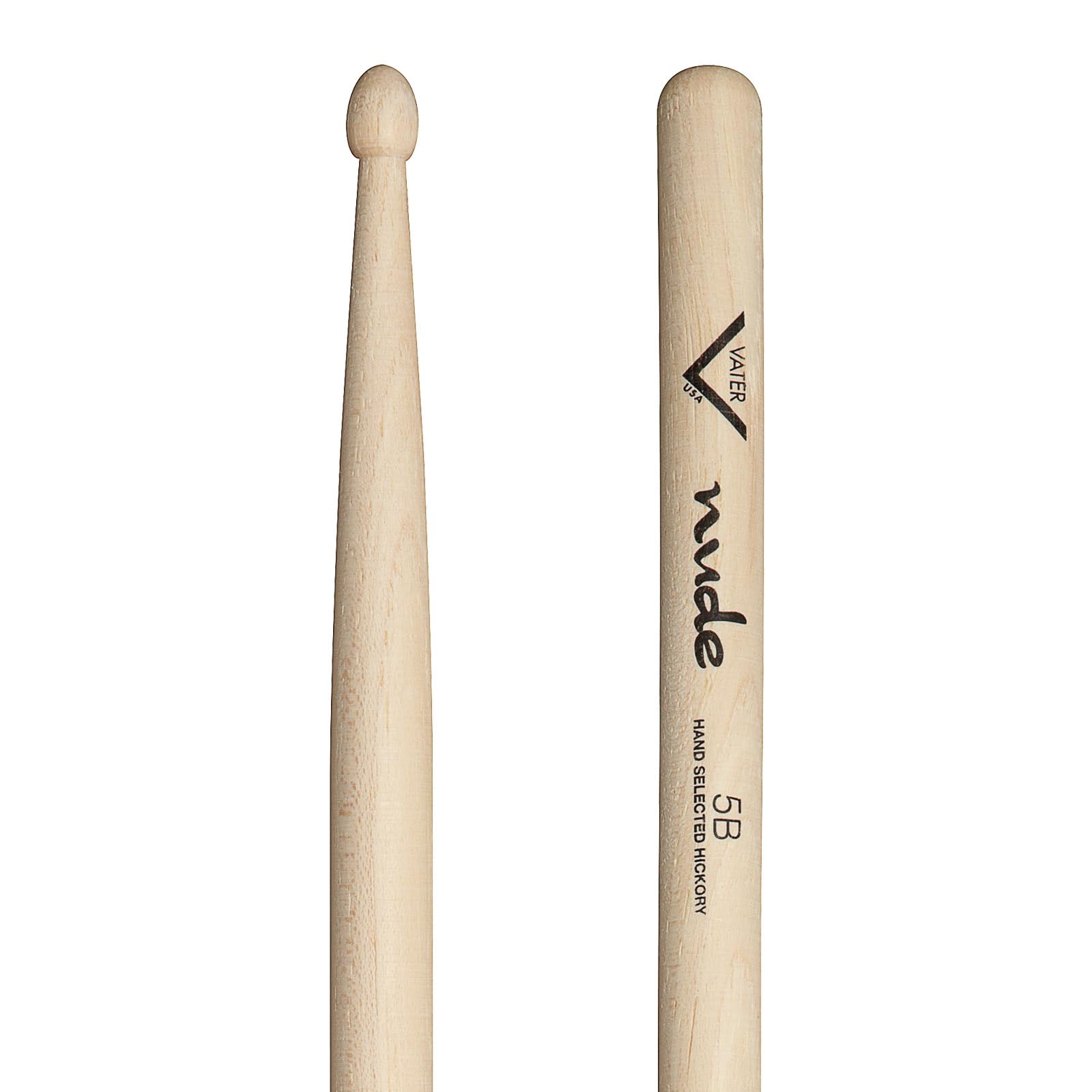 Vater Drumsticks VHN5BW - 5B Nude Series - Acorn Wood Tip