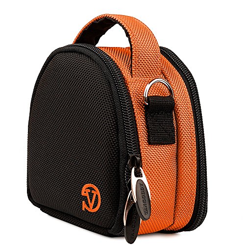 Orange DBPower Action Camera Waterproof EX5000 / X1HD12MP Top Handle CrossBody Handbag Accessories Camera Case
