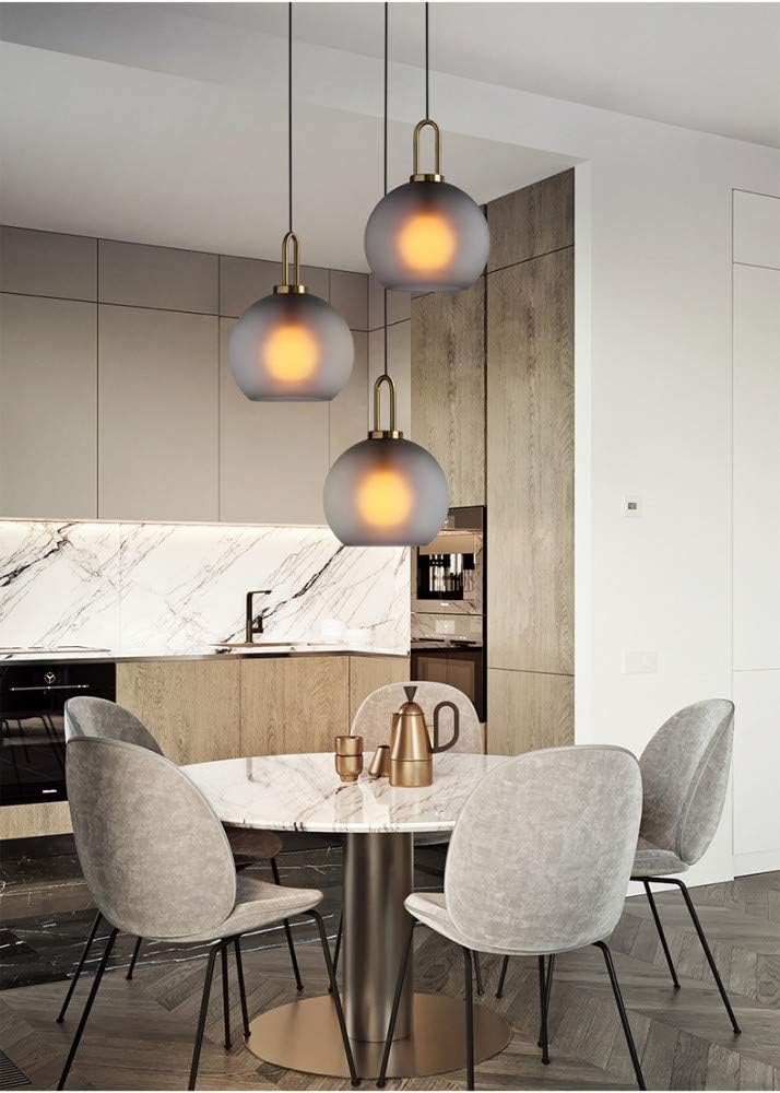 Nordic Pendelleuchte/Licht Postmoderne Schmiedeeisen Glaskugel