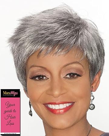 Amazon Com Regina Wig Color 1 Black Foxy Silver Wigs Short