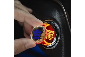 Car Engine Ignition Start/Stop Button Cover,Car Ignition Button Decorative Ring Sticker,Crystal Start Button Ignition Protect