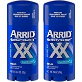 Arrid XX Extra Extra Dry Solid Antiperspirant Deodorant, Cool Shower, 2.6 oz. (Pack of 2)