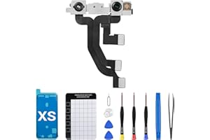 CYKJGS for iPhone Xs Front Camera Replacement OEM New Face Front 7MP Camera Part Flex Cable Connector Facing Lens Module Light Receiver Transmitter Repair Fix Tools Kit A1920 A2097 A2098 A2099 A2100